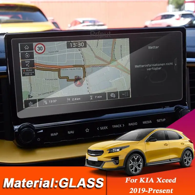 

Tempered Glass Protective Film Sticker For KIA Xceed 2019 2020 10.25INCH Car Styling GPS Navigation Screen Auto Accessories