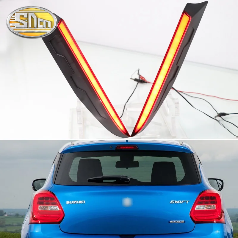 Для Suzuki Swift 2018 2019 SNCN Светодиодная лампа заднего багажника торможение фары для