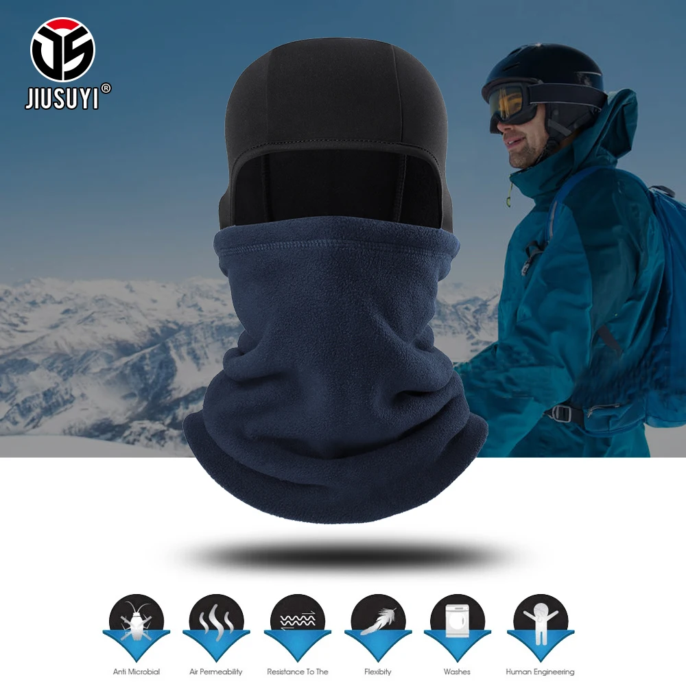 Winter Warm Balaclava Fleece Face Mask Guard Military Cap Snowboard Helmet Hood Liner Head Shield Beanies Men