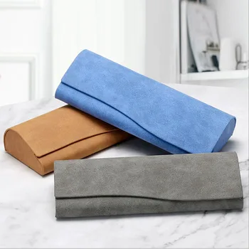 

1Pcs Unisex Soft Glasses Case Spectacle Box Eyeglasses Case For Men Woman Oval Eye Reading Glasses Box