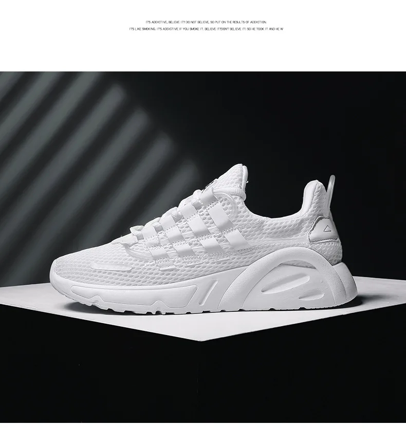 New Style Summer Students Casual Running Athletic Shoes Men's Versitile Fashion Extra High Trendy Shoes Mesh Breathable MEN