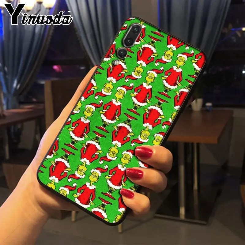 Чехол для honoer8x Green Grinch Роскошный Уникальный Дизайн чехол для телефона huawei p30 pro p20lite honor8x nova 3i P20 pro coque