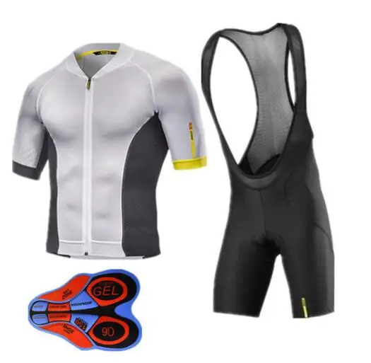 Mavic Pro Team велосипедная одежда/шоссейная велосипедная одежда гоночная одежда быстросохнущая Мужская велосипедная Джерси Набор Ropa Ciclismo Maillot - Цвет: 1