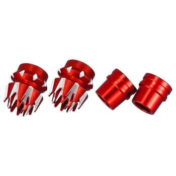 

2-Layer 3D Non-Slip Remote Control Joystick Head M3 Part for FUTABA Frsky Red