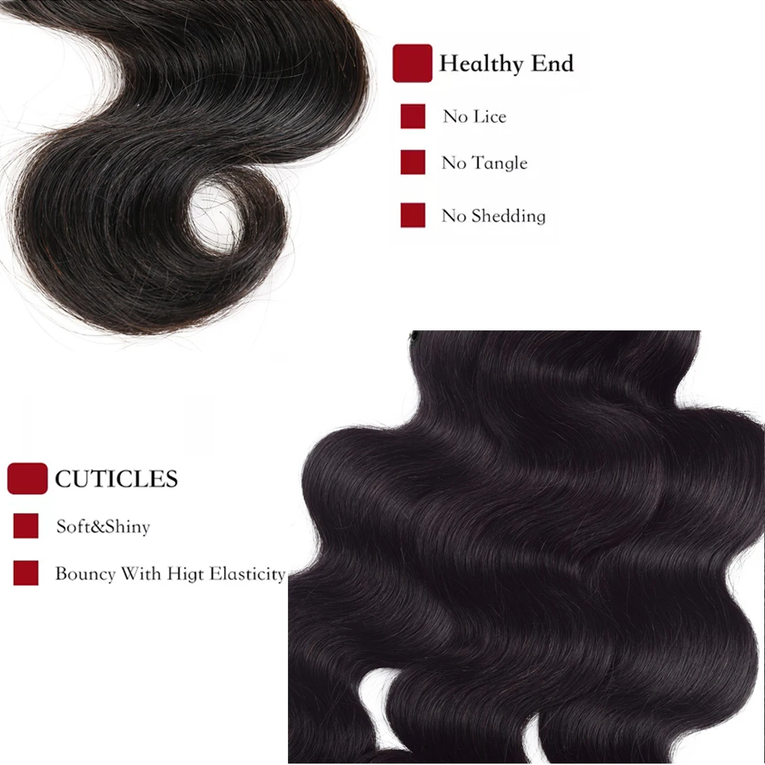 Рисунок 3 - Нашитые натуральные волосы для наращивания Natacee