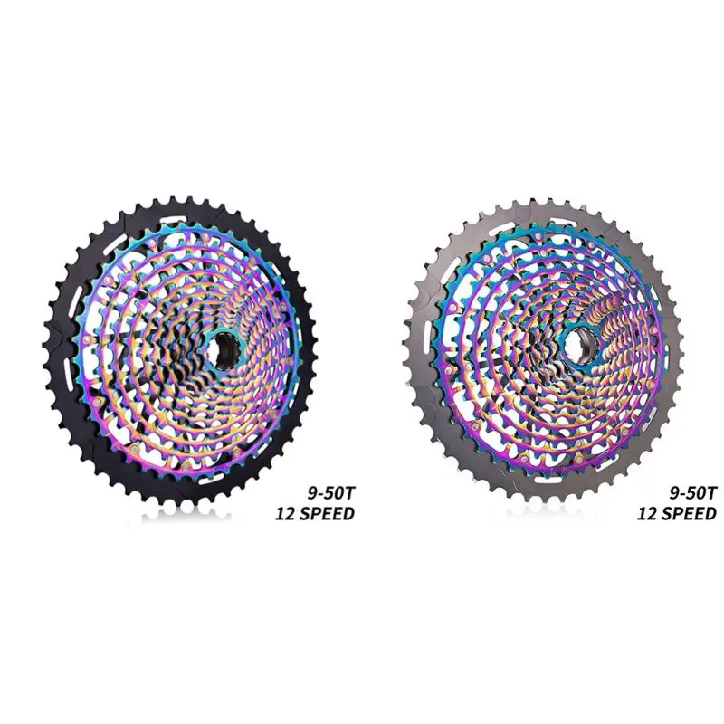 MTB 12-ступенчатая 9-50T маховое колесо велосипеда Запчасти аксессуары Сталь велосипеда кассета