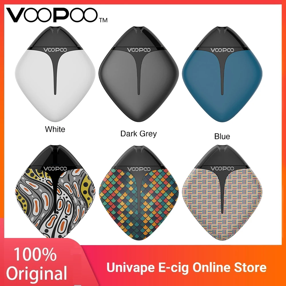 Original VOOPOO FINIC Fish Pod System Starter Kit with 350mAh Built-in Battery &amp Lovely Appearance E-cig Vape VS Drop | Электроника