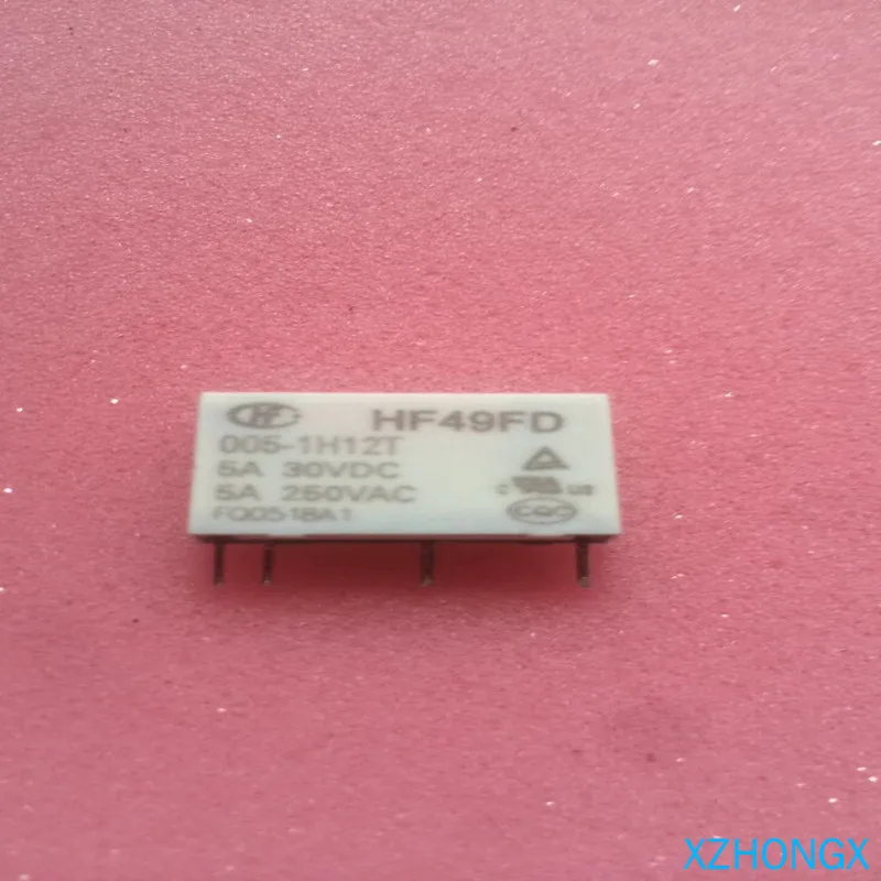 Реле HF49FD 005-1H12 5A 4PIN HF49FD