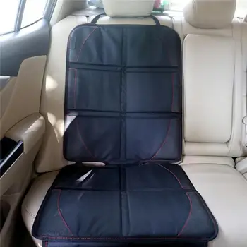 

Universal Polyester PU Car Seat Cover Protector Seat Protection Cushion Pad Mat Child Baby Kids Chairs Auto Accessories Black