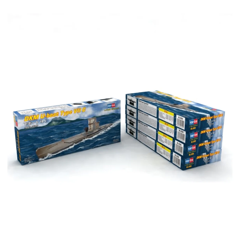 

1:700 scale World War II German DKM U-boat Type VII C Submarine Plastic Assembly Warship Model kit for adult kid Toy