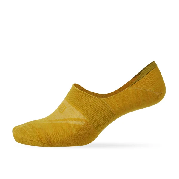 1 pair yellow Носки для бега, ZEALWOOD Meirno, шерстяные ультралегкие, не показывают, спортивные носки для бега для мужчин и женщин, 1/3 пар - Цвет: 1 pair yellow