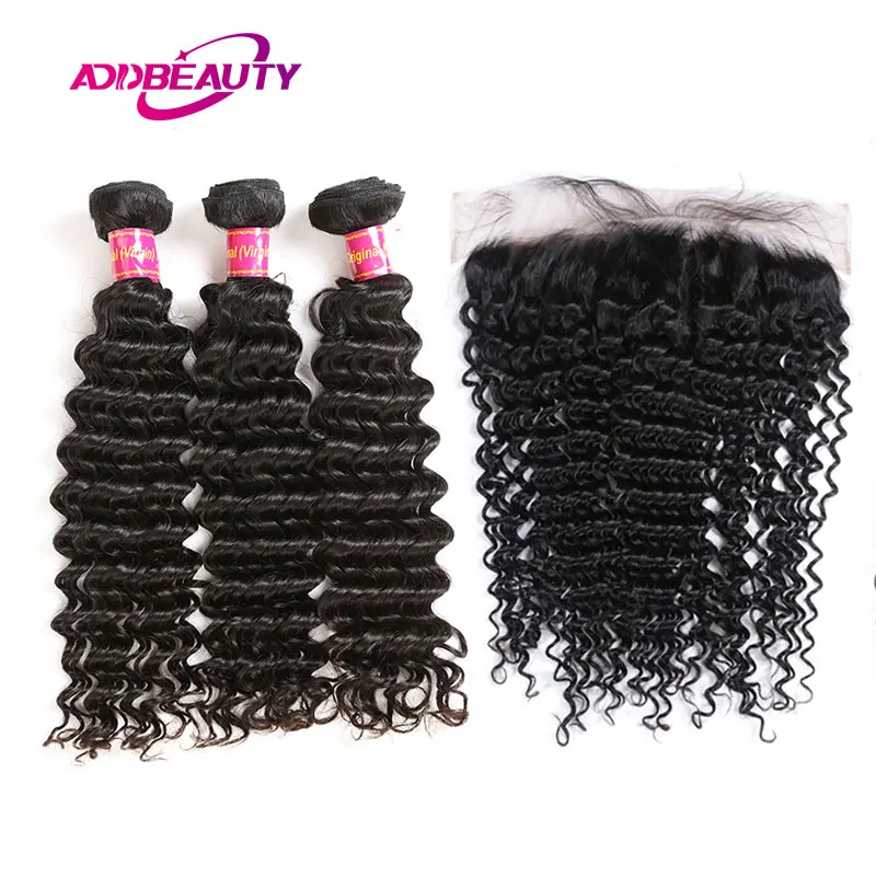 

Brazilian Loose Wave Bundles With Frontal Closure Virgin Human Hair Bundles With 13x4 Lace Frontal Closure