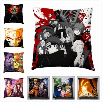 

Anime Manga Naruto Silk Pillowcase 40x40cm Pillow Case Cover Seat Bedding Cushion 004