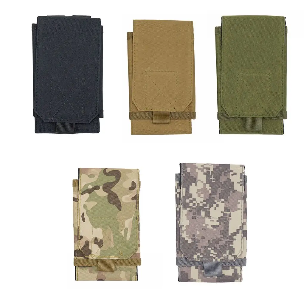 Riñonera de camuflaje militar para exteriores, funda para teléfono, cinturón de caza, paquete táctico multifuncional para senderismo