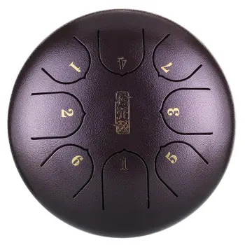 

Empty Spirit Drum 6 Inch 8 Tone Steel Tongue Drum With Musical Accessories For Children Musical Instruments