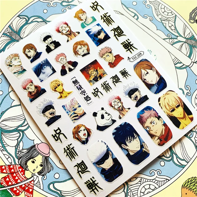 TSC-212 TSC-213 Cartoon anime character 3D Back glue Nail Art Stickers Decals Sliders Nail ornament decoration TSC-229
