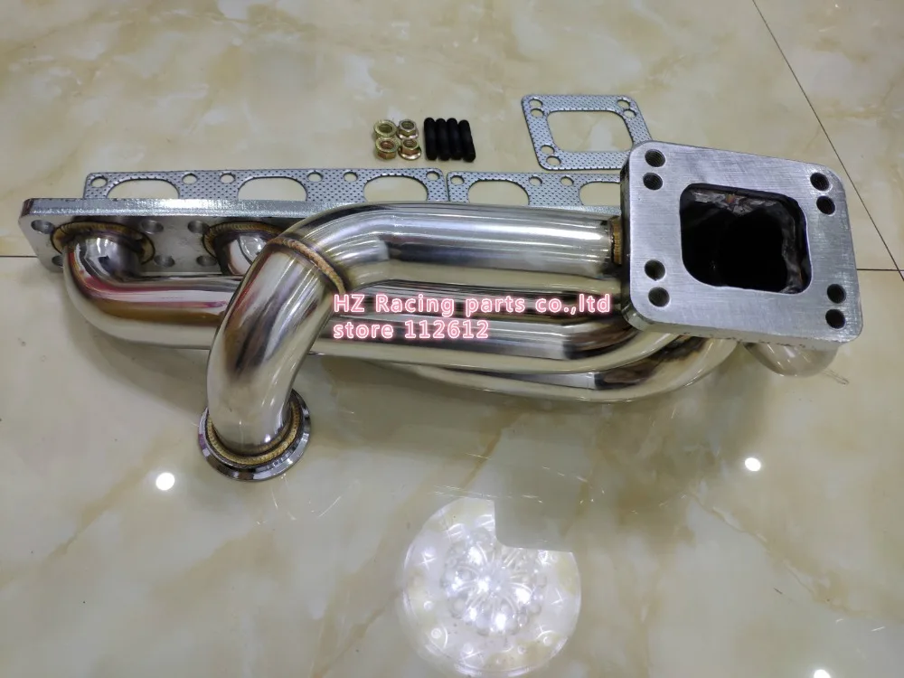 3mm Thick Top Mount Turbo Manifold for bmw 325 328 E30 E34 24V M50 M52