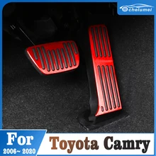 

For Toyota Camry 2006-2016 2017 2018 2019 2020 Car Accelerator Gas Brake Clutch Pedal Footrest Pedals Plate Cover Accessories