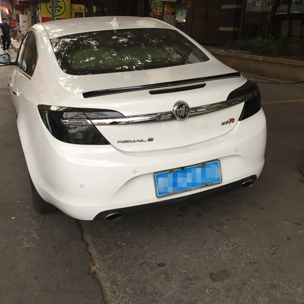 Для Buick Regal белый задний спойлер высокое качество АБС пластик Материал Задний Багажник крыло спойлер автомобильные аксессуары