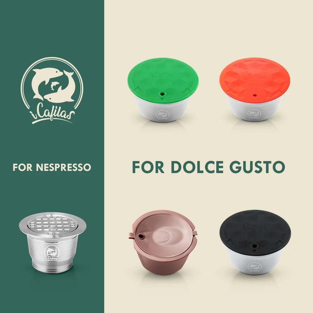 Прямая поставка многоразовая капсула для кофе Dolce Gusto Пластиковая многоразового