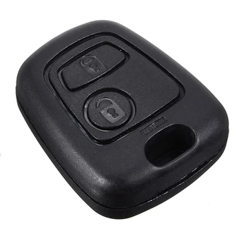 

Hot 2 Buttons Remote Key Fob Case Shell with Battery Micro Switches Fit for Peugeot 307 Remote Car Key Case