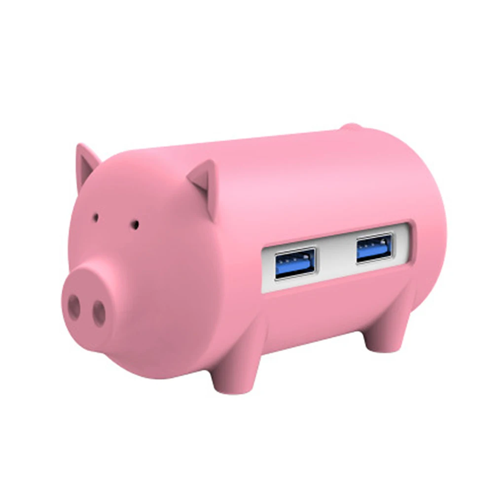 ORICO USB3.0 концентратор мультфильм животное 3 порта устройство для чтения карт SD TF Многофункциональный адаптер ноутбук ПК USB разветвитель TF/SD кард-ридер - Цвет: NO.1