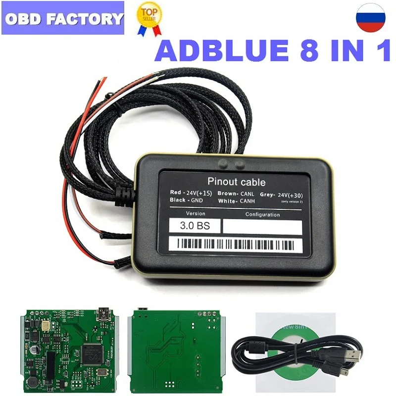 Эмулятор AdBlue V3.0 8 в 1 с датчиком NOX Adblue поддержка эмулятора Euro 4 и 6 9 | Автомобили