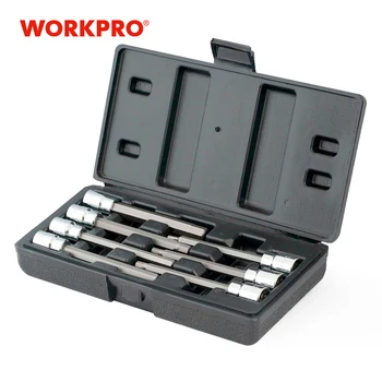 

WORKPRO 7PC 3/8" Dr. Socket set Long Bit Sets Home Tool Kits