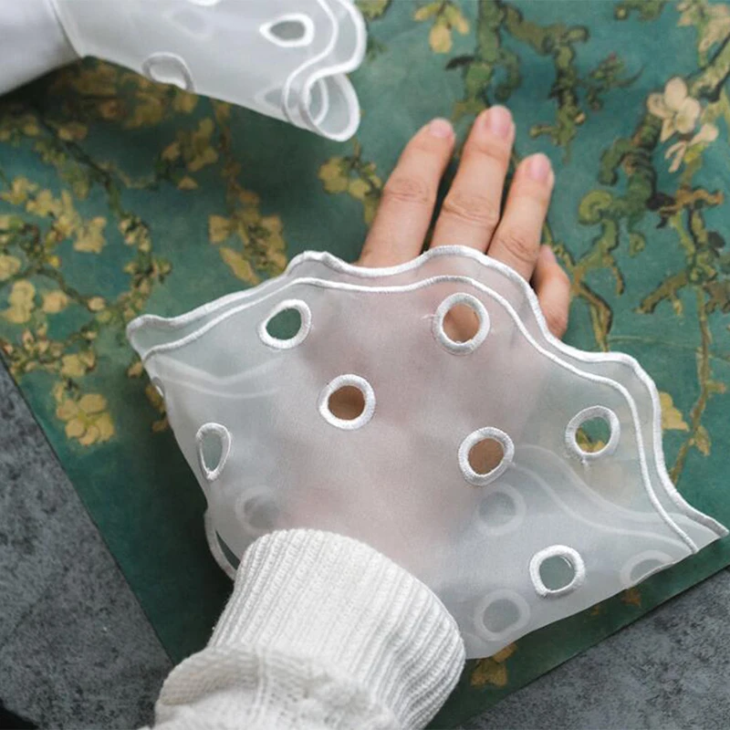 Женский вязаный свитер из натурального меха осенне зимний складной с манжетами