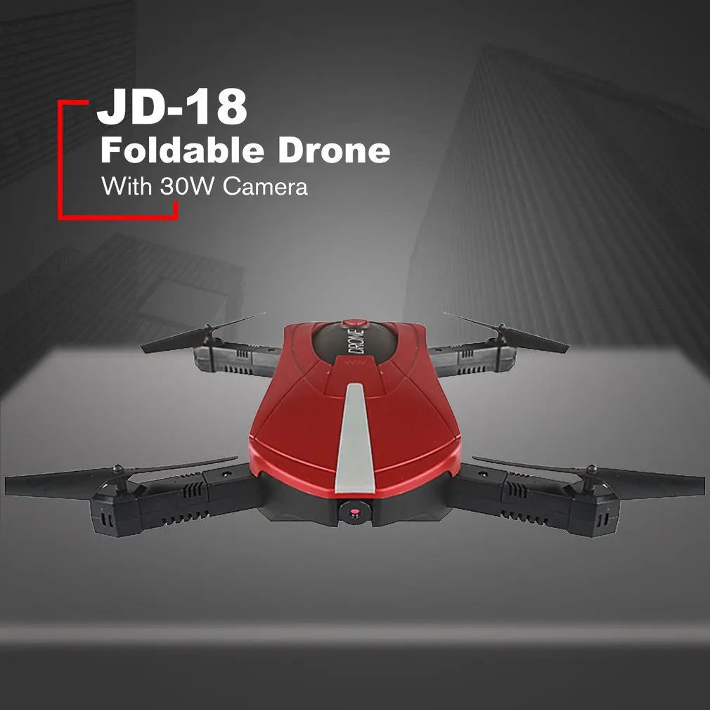 JUN YI JY018 дрона с дистанционным управлением с 2.0MP Камера игрушки Складная селфи Карманный Дрон RC Drone 2,4 ГГц 6-Axis Gyro Wifi FPV G-Сенсор удержания высоты
