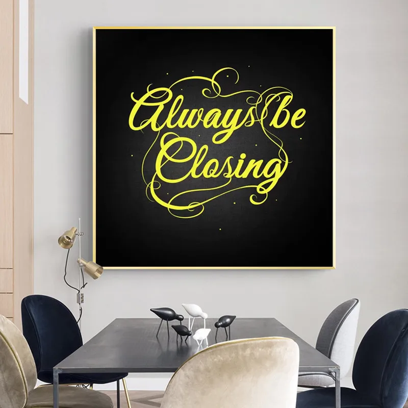 Motivational Quote Canvas Painting On The Wall Black Gold Inspirational Poster Print Wall Art Picture Living Room Office Decor Painting Calligraphy Aliexpress