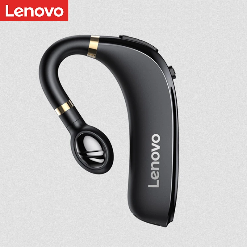 Lenovo HX106 słuchawka Bluetooth zaczep na ucho bezprzewodowa kompatybilna  z Bluetooth 5.0 słuchawka douszna z mikrofonem pojedyncze ucho do spotkania  z jazdą|Słuchawki douszne i nauszne Bluetooth| - AliExpress