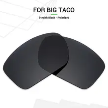 Mryok поляризованные Сменные линзы для солнцезащитных очков Оукли Big Taco маскирующий черный