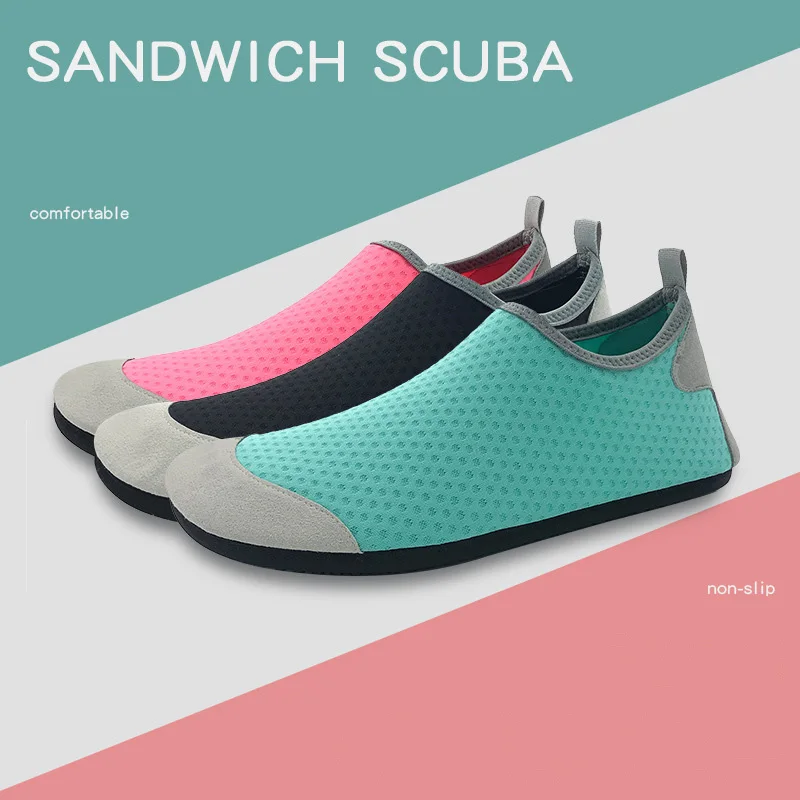 TaoBo Aqua Shoes Men Serpentine Beach Sandals Quick Dry Upstream Shoes Woman Diving Slipper Surfing Socks Tenis Masculino