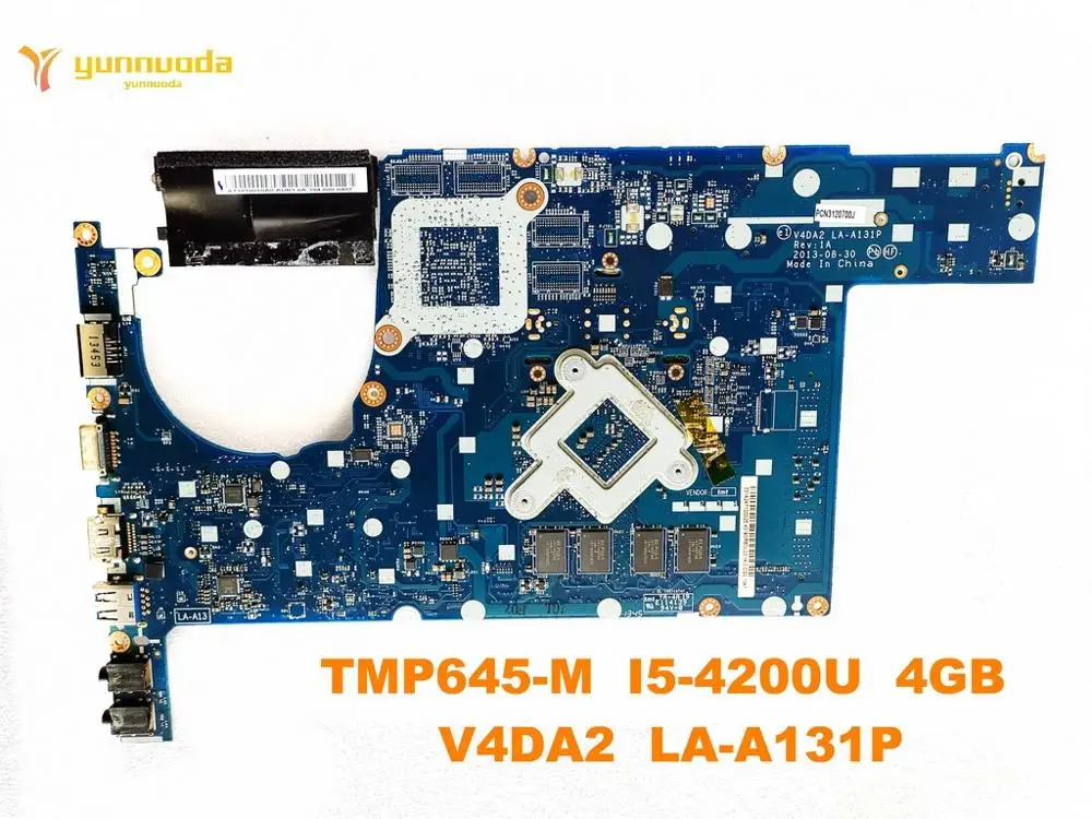 Для ACER TMP645-M Материнская плата ноутбука TMP645-M I5-4200U 4 Гб V4DA2 LA-A131P испытанное хорошее