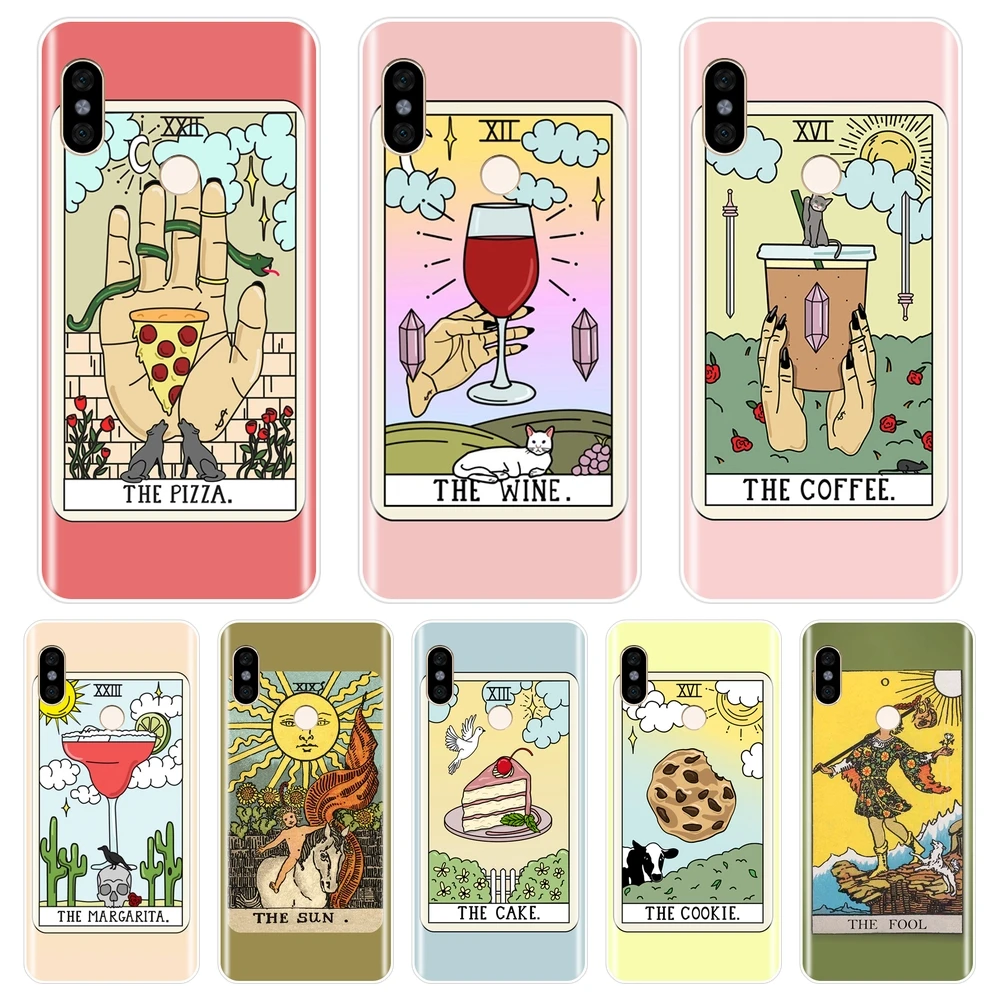 

Phone Case For Pocophone F1 Xiaomi Redmi Note 4 4X 5 5A 6 Pro Prime Redmi S2 4 4A 4X 5A 6 6A 5 Plus Silicone Tarot Back Cover