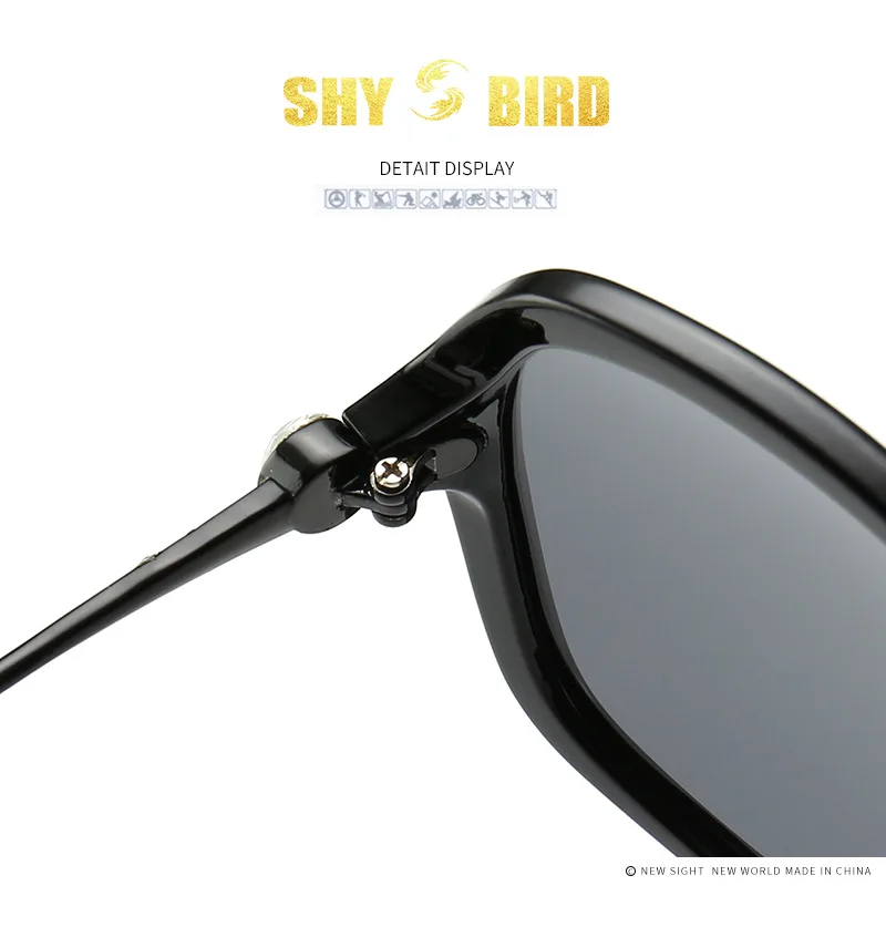Simple Sunglasses Black Polarized Glasses Women Classic Diamond Craft Vintage Polaroid Lenses UV400 Driving Travel Essential
