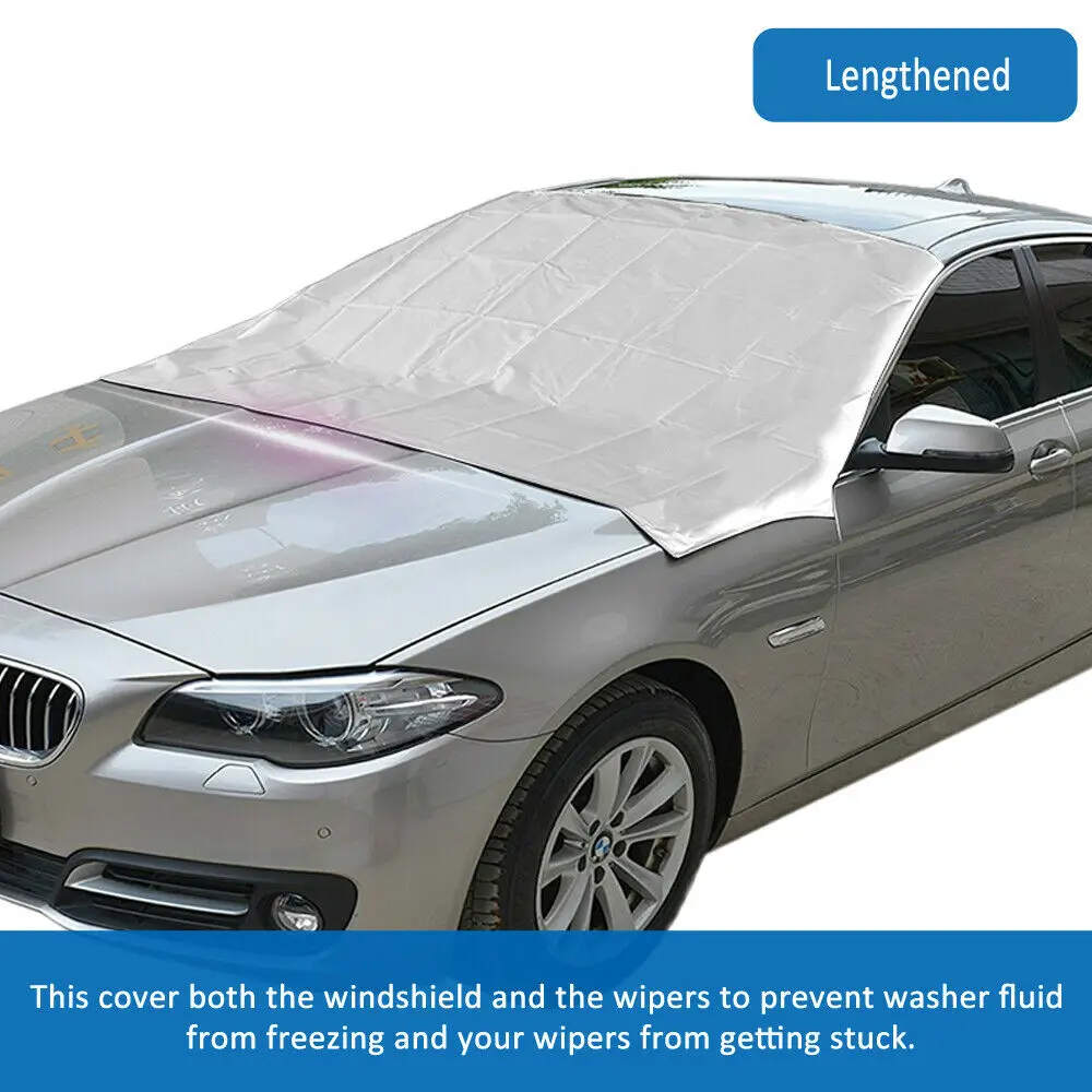 210*120 см покрытие для лобового стекла автомобиля, защита от снега и солнца, водонепроницаемый защитный чехол для автомобиля, магнитный солнцезащитный козырек, покрытие для лобового стекла автомобиля