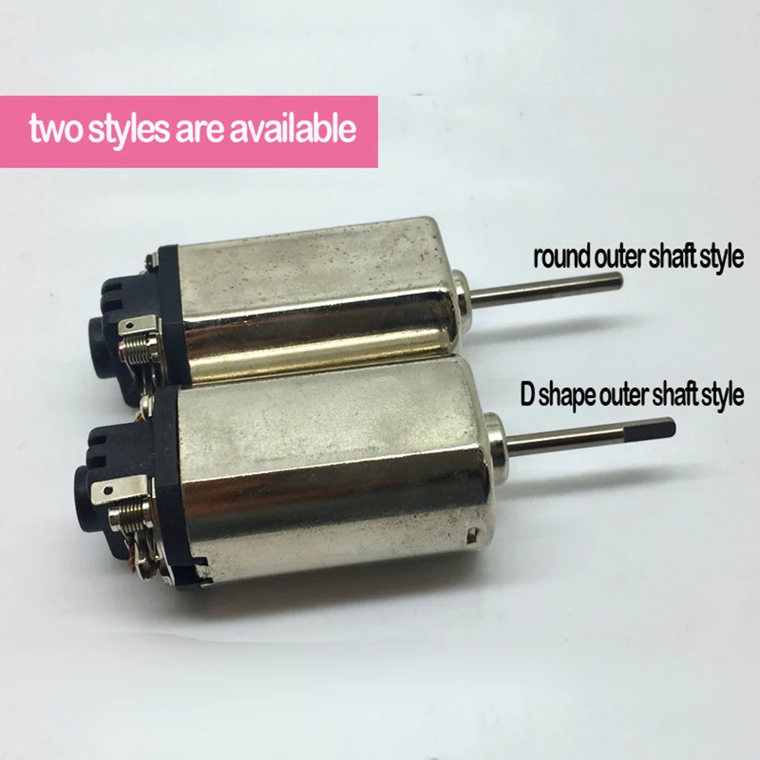 Серебряный двигатель с угольной щеткой длинной осью 480 Круглый внешний