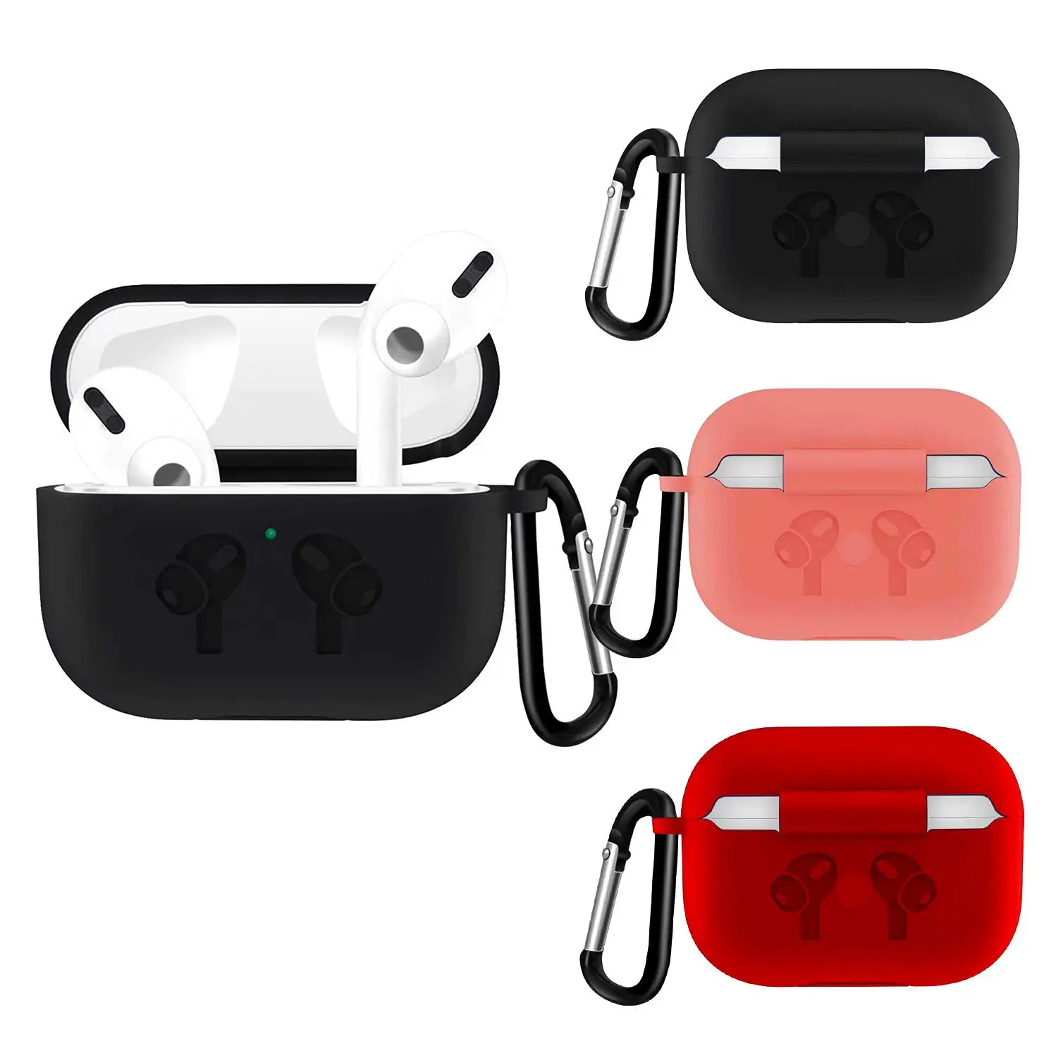 

Silicone Case Protective Cover for Apple Airpods pro soft Silicone Cover Protect Earphone Hard Cute For Air Pods pro 3 Fundas