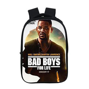 

Mochila Mini Backpack Bad Boys for Life Printed Bookbag 14.5 Inch Plecak Women/men Bagpack Girls Bags Travel Backpack Rucksack