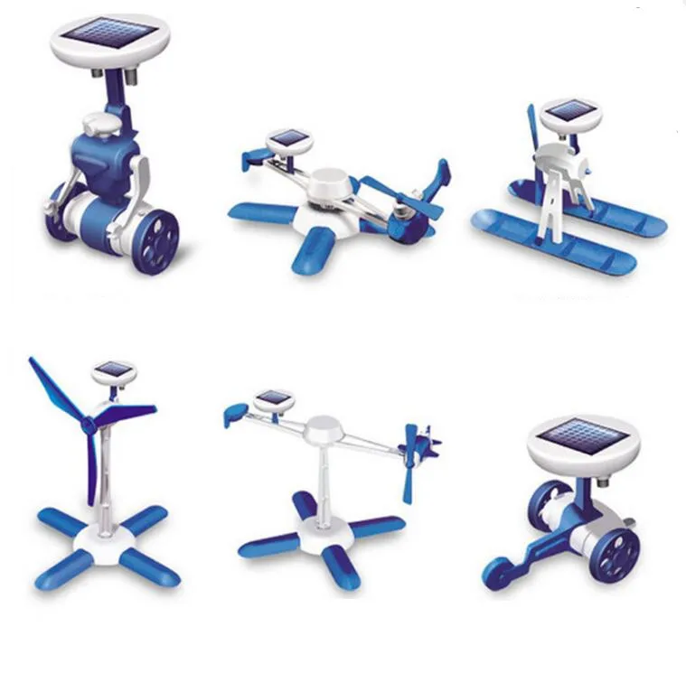 Робот-трансформер на солнечной энергии игрушка сделай сам батарее набор ed