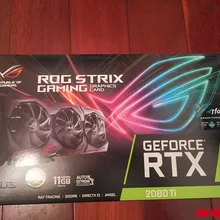 Видеокарта ASUS ROG STRIX-RTX 2080Ti-O11G-GAMING ROG-STRIX-GeForce RTX2080 TI-O11G-GAMING 1350-1665 МГц 14000 МГц