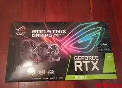 ASUS ROG STRIX-RTX 2080Ti-O11G-GAMING Turing architecture настольная игровая видеокарта GDDR6 поддержка 4 выхода экрана