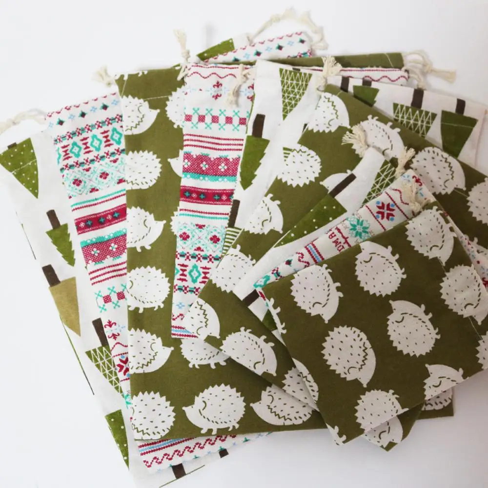 Сумка на шнурке для обуви BlessHome дорожная сумка из хлопка хранения одежды высокого