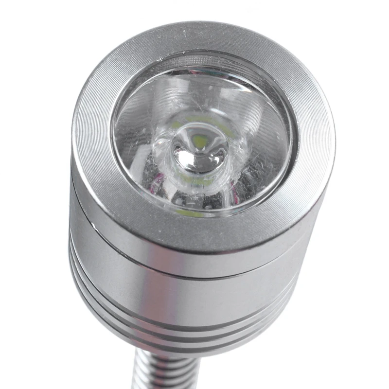 3W DC 12V-24V flexible LED spot lamp office lamp, white