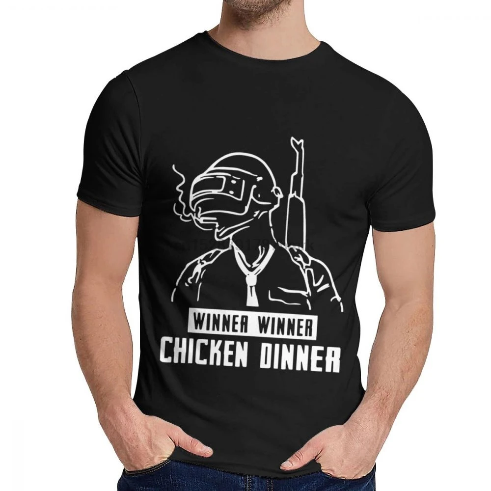 Тонкий Playerunknown Winner - PUBG Футболка мужская стильная качественная модная футболка с