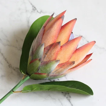 

Artificial Imperial Flowers Single Flocking Simulation Plants Monarch Flower Wedding Party Photography Decoration Props