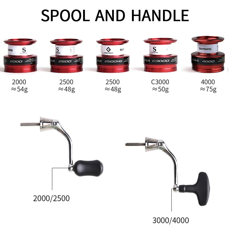Рыболовная катушка SHIMANO SIENNA NEW2019 для спиннинга 500/1000/2000/2500/2500HG/C3000/4000 макс. нагрузка