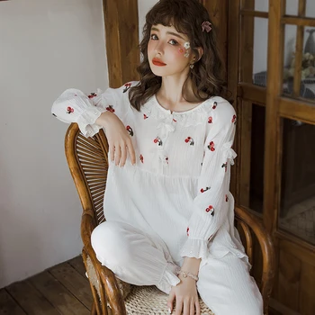 

2019 new maternity sleepwear pregnant pajamas nursing breast wear lactation women cotton clothing for feeding nursing clothes